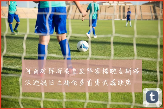 河南对阵海港首发阵容揭晓古斯塔沃迎战旧主梅伦多首秀武磊缺席